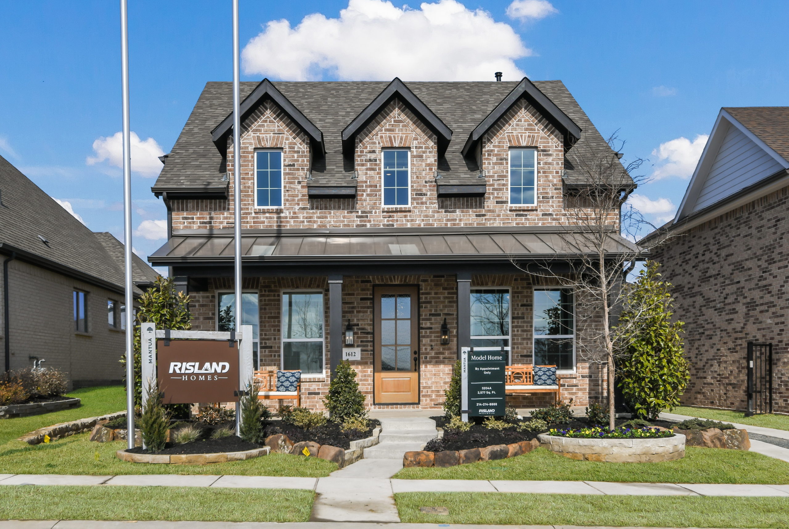 Risland Homes Model Homes Opening Mantua Point Van Alstyne Mantua